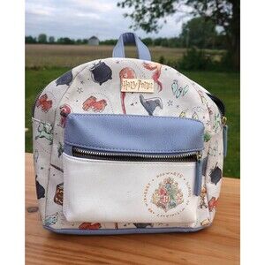 Harry Potter Icons Watercolor Mini Backpack Hogwarts Wizard Quidditch